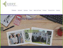 Tablet Screenshot of cuddyinsurance.com